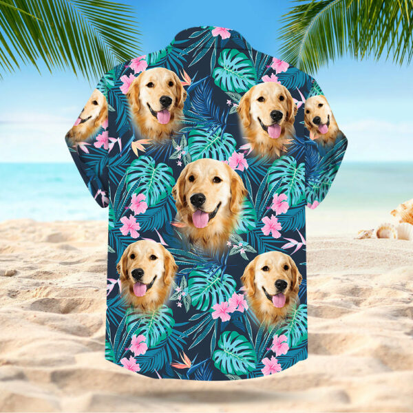 Custom Dog Cat Face Leaves & Flowers Custom Hawaiian Shirt With Multiple Faces - Image 10