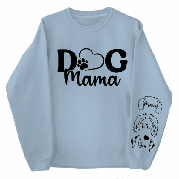 Custom Dog Mama Sweatshirt, Dog Lover Gift, Dog Sweatshirt, Custom Gift, Dog Mom Gift, Personalized Gifts, Dog Mom Hoodie - Image 8