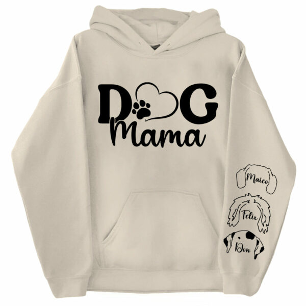 Custom Dog Mama Sweatshirt, Dog Lover Gift, Dog Sweatshirt, Custom Gift, Dog Mom Gift, Personalized Gifts, Dog Mom Hoodie - Image 9