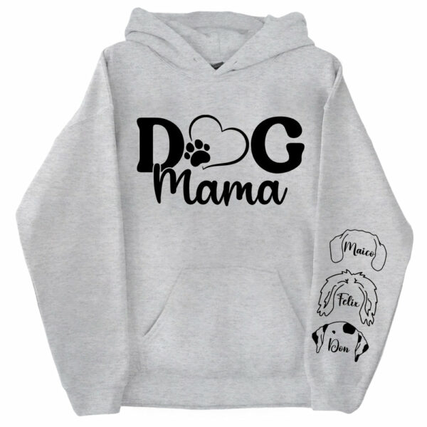 Custom Dog Mama Sweatshirt, Dog Lover Gift, Dog Sweatshirt, Custom Gift, Dog Mom Gift, Personalized Gifts, Dog Mom Hoodie - Image 10