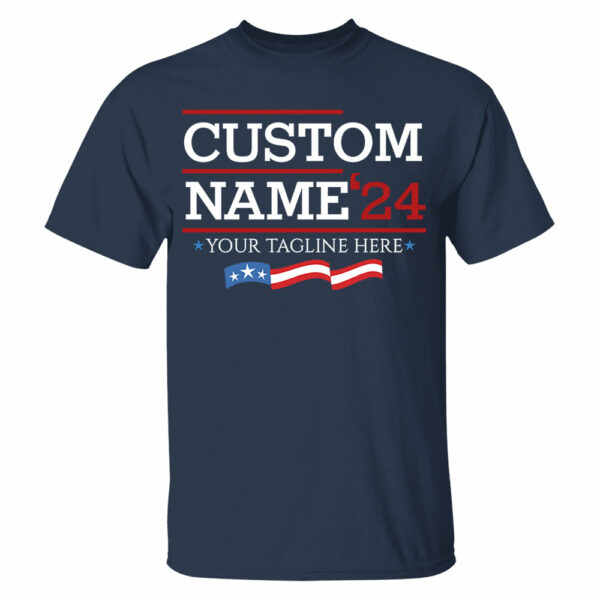 Custom Election Shirt,Personalized Election Shirt Gift,Custom Name Tee, Customized 2024 Tee,School Election Tee, Campaign Tee - Image 4