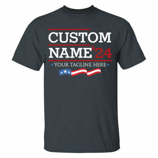 Custom Election Shirt,Personalized Election Shirt Gift,Custom Name Tee, Customized 2024 Tee,School Election Tee, Campaign Tee - Image 3