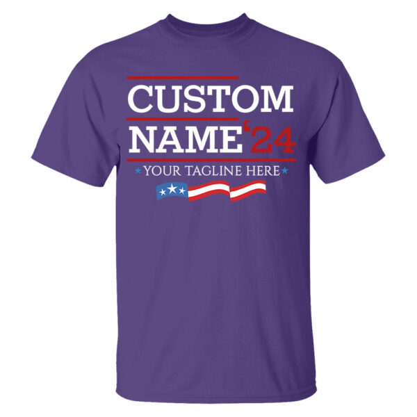 Custom Election Shirt,Personalized Election Shirt Gift,Custom Name Tee, Customized 2024 Tee,School Election Tee, Campaign Tee - Image 6