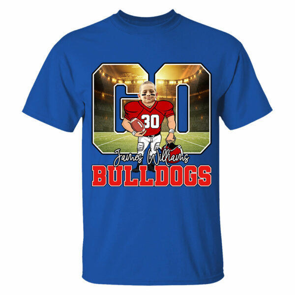 Custom Face Go Team Name Personalized Shirt For Football Lover Football Mom H2511 - Image 12