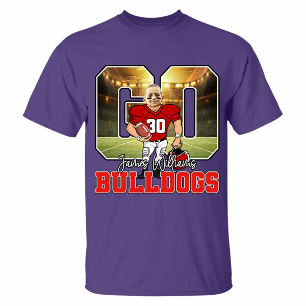 Custom Face Go Team Name Personalized Shirt For Football Lover Football Mom H2511 - Image 9