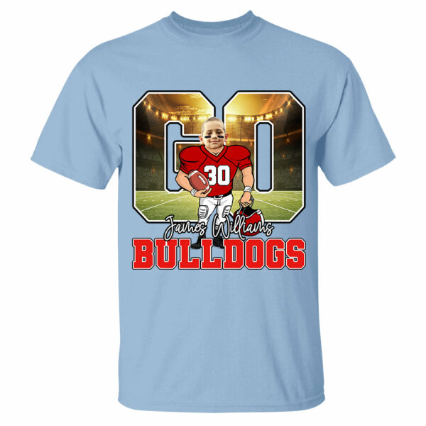 Custom Face Go Team Name Personalized Shirt For Football Lover Football Mom H2511 - Image 11