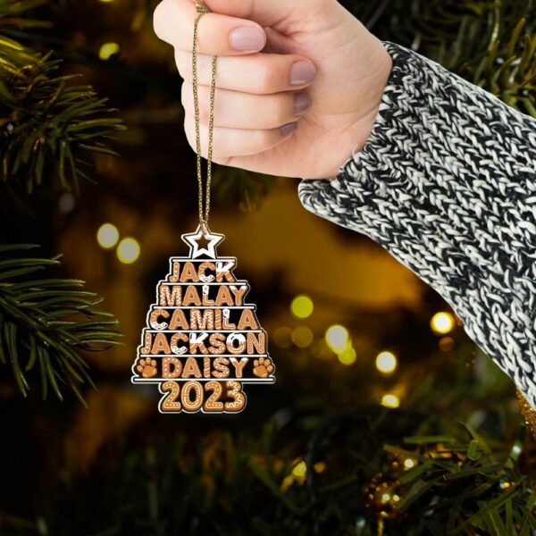 Custom Family Tree Ornament, Family Names Tree Ornament, Family Christmas Ornament, Family Tree, Family Keepsake - Image 5