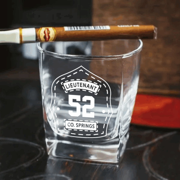 Custom Firefighter Whiskey Hexagon Decanter Set For Fireman Retired Fireighter Gift K1702 - Image 5