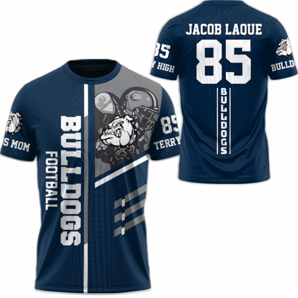Custom Football Team Name All Over Print Shirt Gift For Football Lovers Football Family Game Day Shirt H2511 - Image 3