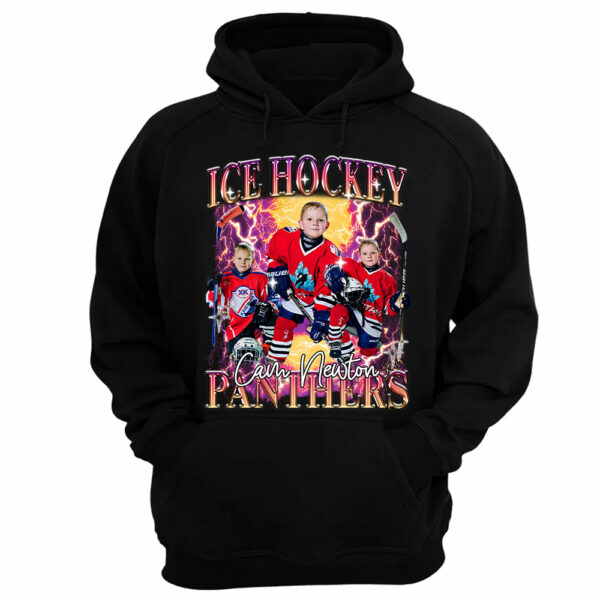 Custom GameDay Ice Hockey Bootleg Shirt 90s Vintage Bootleg Custom Face Personalized T Shirt - Image 11