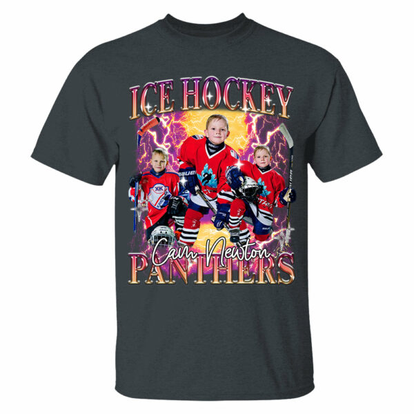 Custom GameDay Ice Hockey Bootleg Shirt 90s Vintage Bootleg Custom Face Personalized T Shirt - Image 5