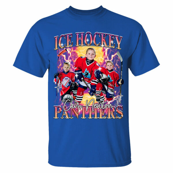 Custom GameDay Ice Hockey Bootleg Shirt 90s Vintage Bootleg Custom Face Personalized T Shirt - Image 6