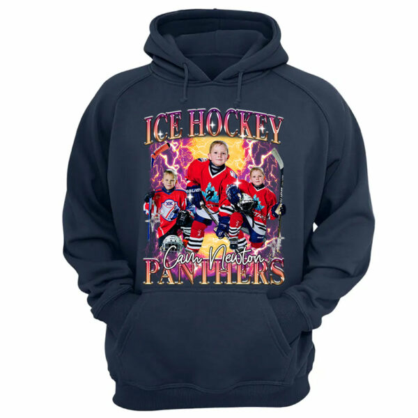 Custom GameDay Ice Hockey Bootleg Shirt 90s Vintage Bootleg Custom Face Personalized T Shirt - Image 12