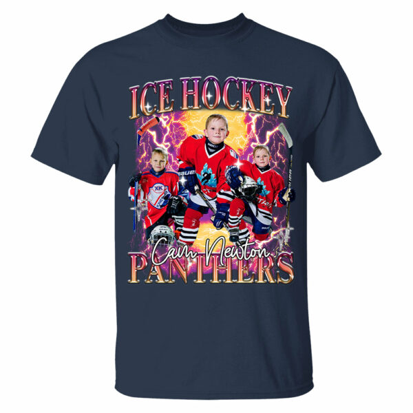 Custom GameDay Ice Hockey Bootleg Shirt 90s Vintage Bootleg Custom Face Personalized T Shirt - Image 7