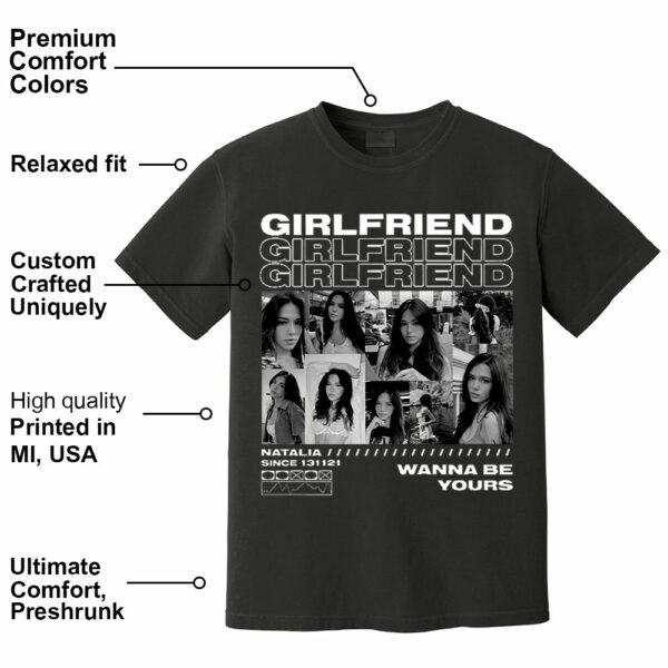 Custom Girlfriend T-Shirt with Face Photo Personalized Vintage Bootleg Rap Tee - Image 16