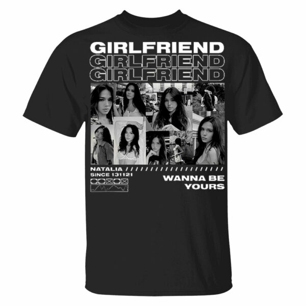 Custom Girlfriend T-Shirt with Face Photo Personalized Vintage Bootleg Rap Tee - Image 2