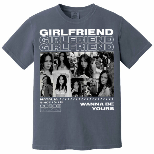 Custom Girlfriend T-Shirt with Face Photo Personalized Vintage Bootleg Rap Tee - Image 8