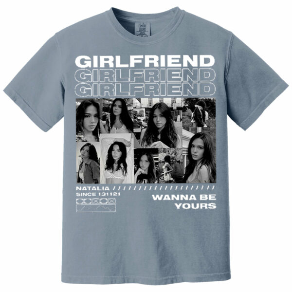 Custom Girlfriend T-Shirt with Face Photo Personalized Vintage Bootleg Rap Tee - Image 5