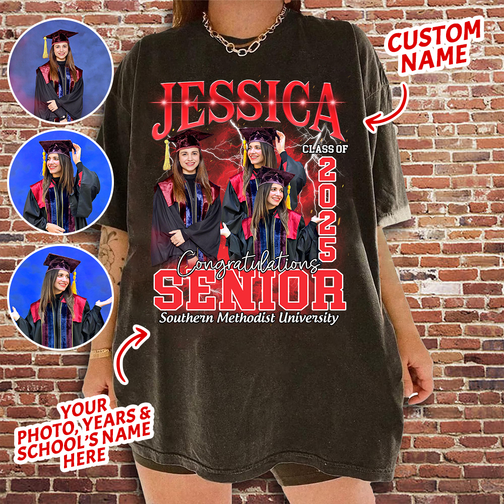 Custom Graduation Shirts, Vintage Custom Funny Rap Shirt, Custom Photo Vintage T Shirts, Custom Family Graduation Shirt