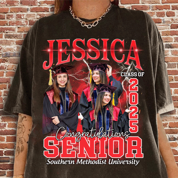 Custom Graduation Shirts, Vintage Custom Funny Rap Shirt, Custom Photo Vintage T Shirts, Custom Family Graduation Shirt - Image 2