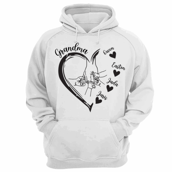 Custom Grandma Heart Hands And Grandkids Shirt - Mother's Day Gift - Image 10