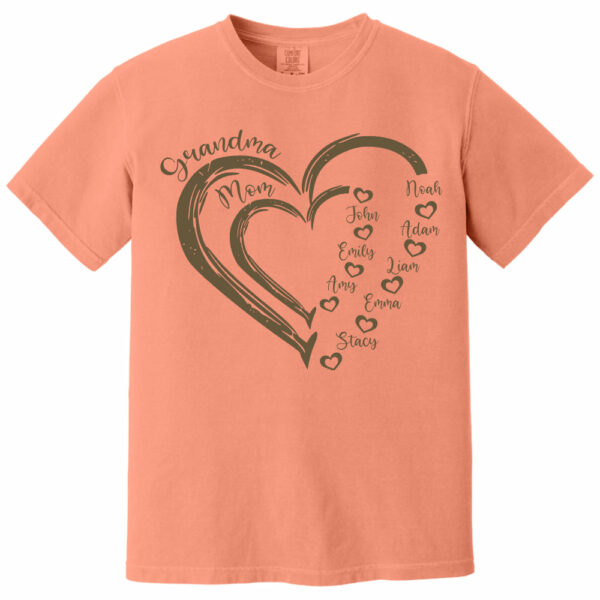 Custom Grandma Shirt, Grandma Heart Shirt, Nana Shirt With Grandkids Name, Gift For Grandma, Mother's Day Shirt, Personalized Grandma Shirt - Image 13