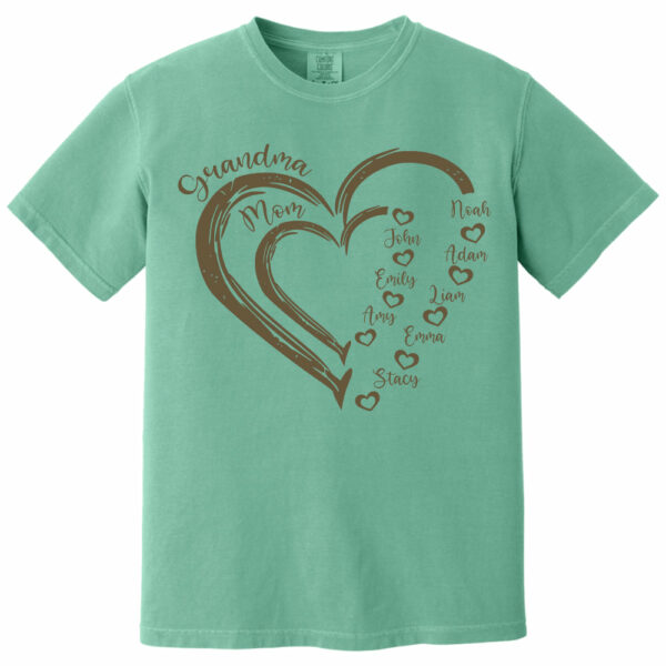 Custom Grandma Shirt, Grandma Heart Shirt, Nana Shirt With Grandkids Name, Gift For Grandma, Mother's Day Shirt, Personalized Grandma Shirt - Image 12