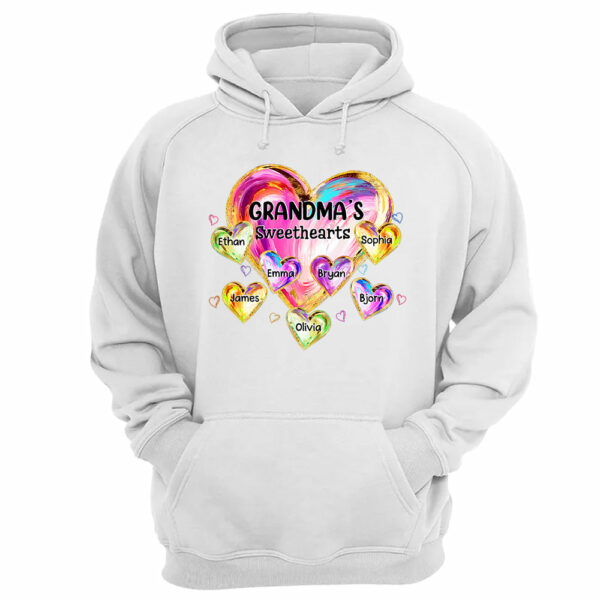 Custom Grandma's Sweethearts Shirt - Personalized Shirt For Grandma - Image 10
