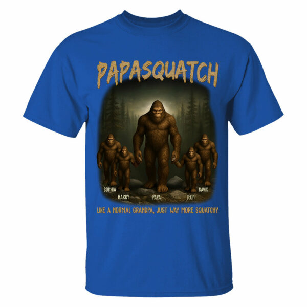 Custom Grandpasquatch Like A Normal Grandpa Bigfoot Shirt N3005 VH01 - Image 5