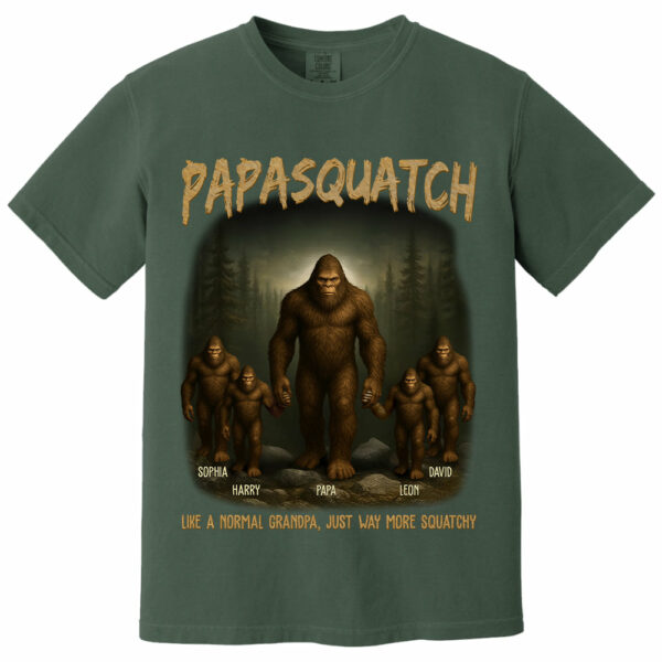 Custom Grandpasquatch Like A Normal Grandpa Bigfoot Shirt N3005 VH01 - Image 8