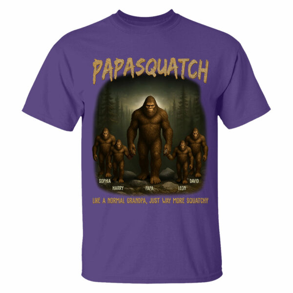 Custom Grandpasquatch Like A Normal Grandpa Bigfoot Shirt N3005 VH01 - Image 7