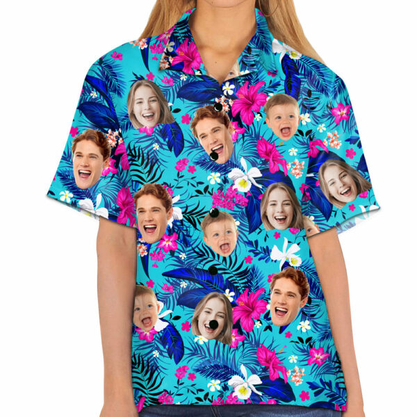Custom Hawaiian Shirt With Face, Patriotic 4th of July Shirt vr1 - Image 6