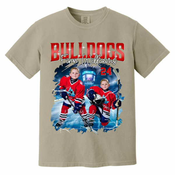 Custom Ice Hockey Player Photo With Unique Style Bootleg Shirt - Perfect Shirt For Ice Hockey Lovers - Image 17