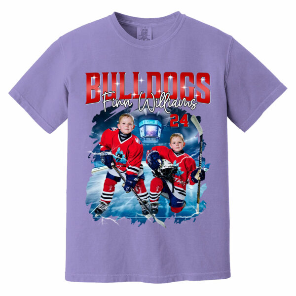 Custom Ice Hockey Player Photo With Unique Style Bootleg Shirt - Perfect Shirt For Ice Hockey Lovers - Image 20