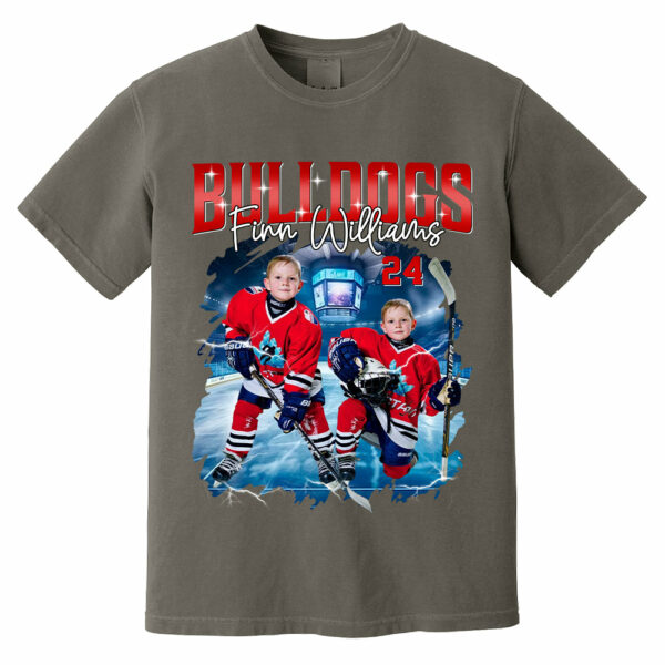 Custom Ice Hockey Player Photo With Unique Style Bootleg Shirt - Perfect Shirt For Ice Hockey Lovers - Image 10