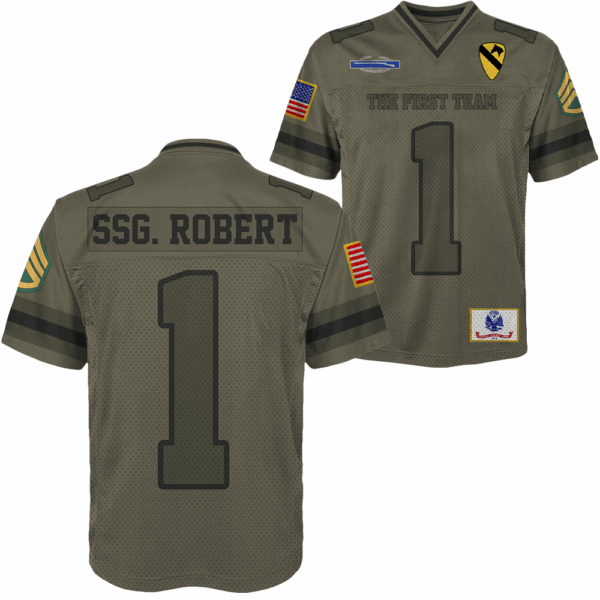 Custom Jersey Football Military Shirt Gift For Veterans Soldier K1702 - Image 2