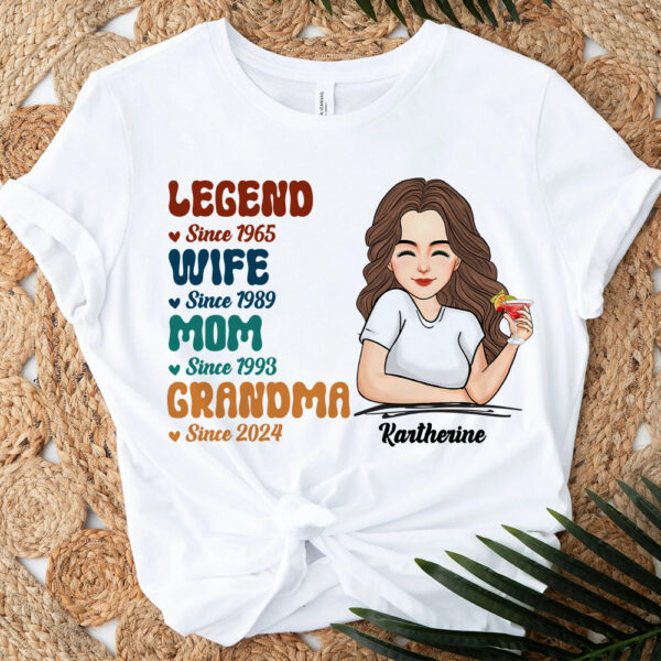 Custom Legend Wife Mom Grandma Since Years Shirt Gift For Grandmas - Mother's Day Gift