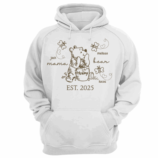 Custom Mama Bear Est 2025 And Grandkids Shirts For Grandma - Image 12