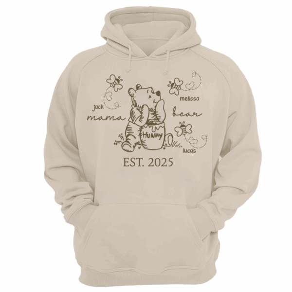 Custom Mama Bear Est 2025 And Grandkids Shirts For Grandma - Image 13