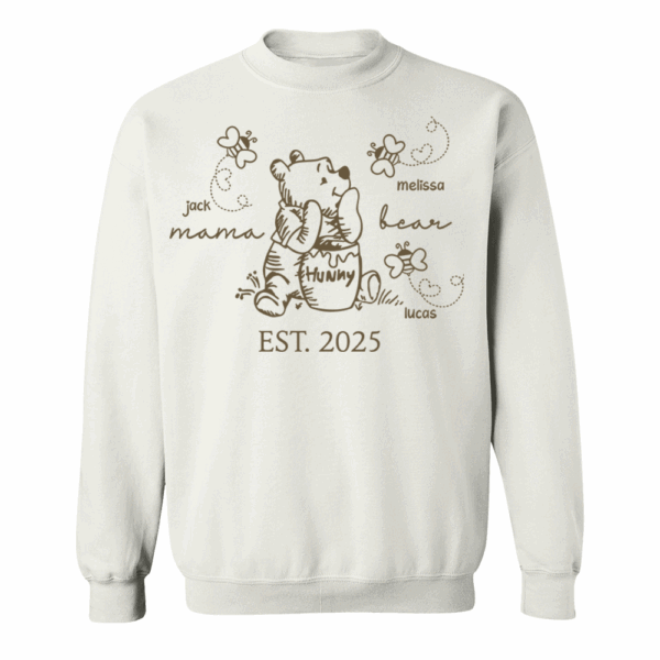 Custom Mama Bear Est 2025 And Grandkids Shirts For Grandma - Image 10
