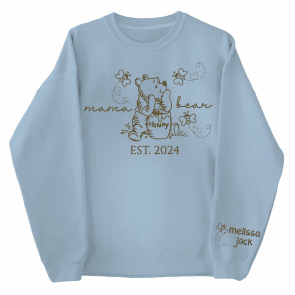 Custom Mama Bear Est And Grandkids Shirts For Grandma - Image 6