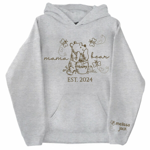 Custom Mama Bear Est And Grandkids Shirts For Grandma - Image 10