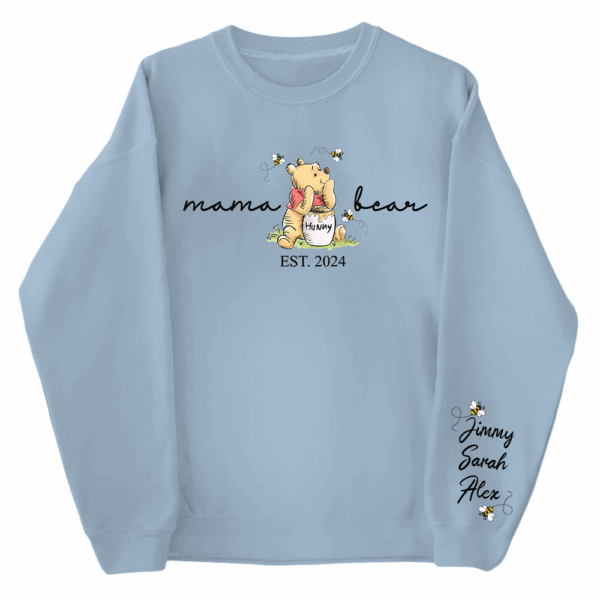 Custom Mama Bear Sweatshirt - New Mom Tee - Mother's Day & Birthday Gift - Custom Shirt for Women - Image 9