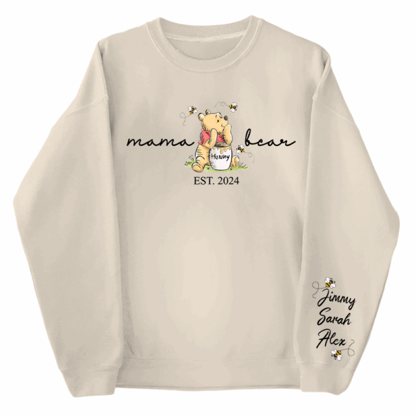 Custom Mama Bear Sweatshirt - New Mom Tee - Mother's Day & Birthday Gift - Custom Shirt for Women - Image 7
