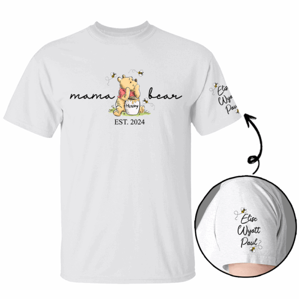 Custom Mama Bear Sweatshirt - New Mom Tee - Mother's Day & Birthday Gift - Custom Shirt for Women - Image 2