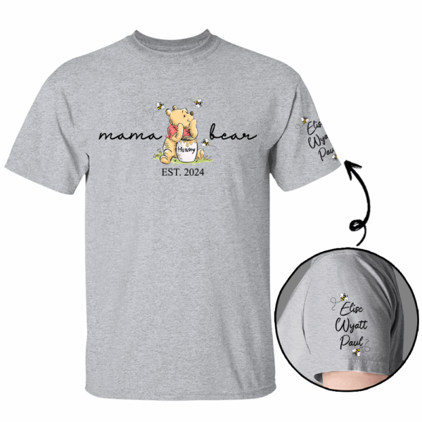 Custom Mama Bear Sweatshirt - New Mom Tee - Mother's Day & Birthday Gift - Custom Shirt for Women - Image 3