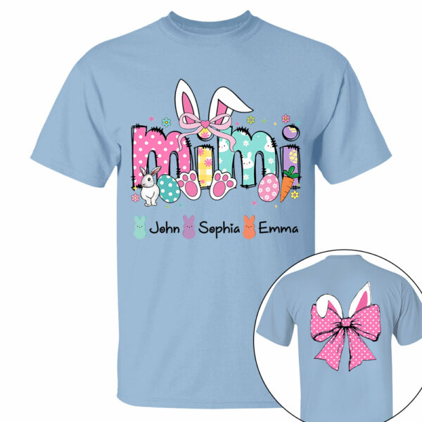 Custom Mama Easter Coquette Bow Shirt - Image 6