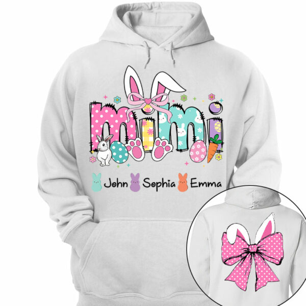 Custom Mama Easter Coquette Bow Shirt - Image 9