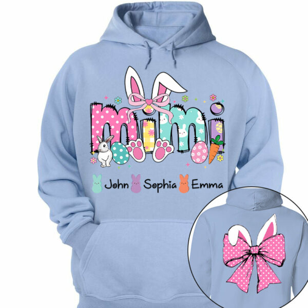 Custom Mama Easter Coquette Bow Shirt - Image 10