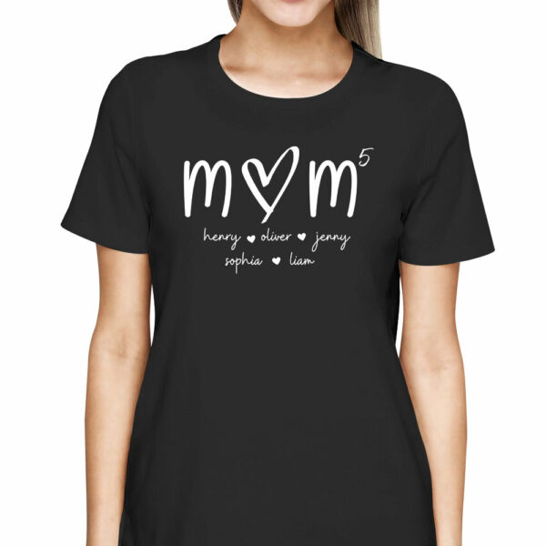 Custom Mama Sweatshirt with Kids Name - Image 3